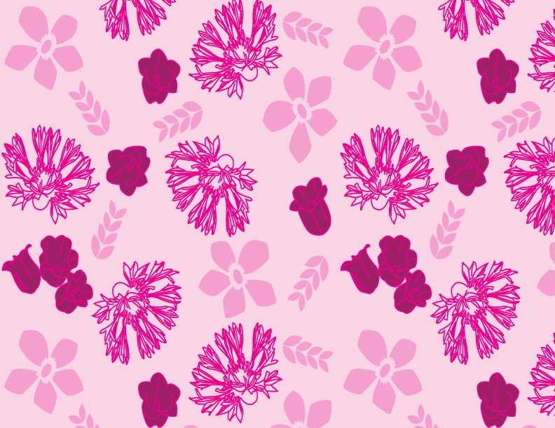 pink floral
